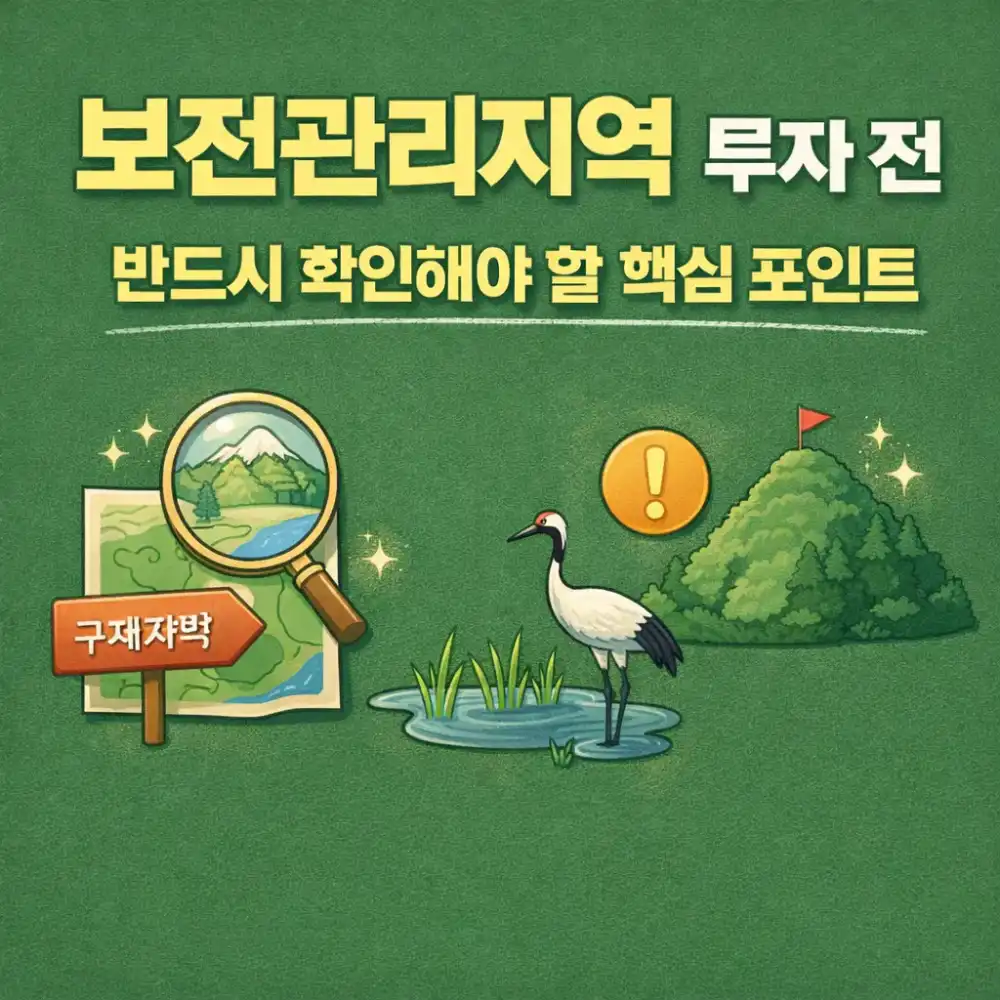보전관리지역 투자 전 반드시 확인해야 할 핵심 포인트