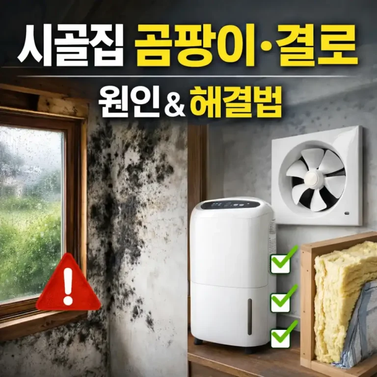 시골집 곰팡이·결로 원인과 해결법