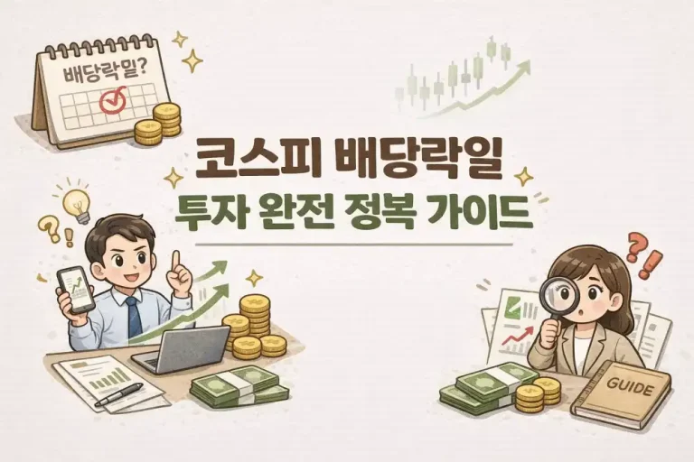 코스피 배당락일 투자 완전 정복 가이드