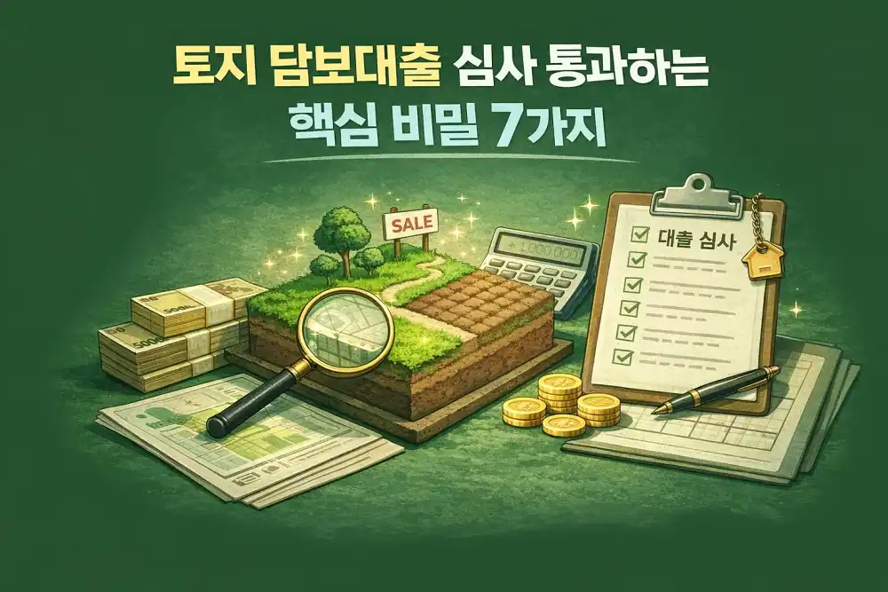 토지 담보대출 심사 통과하는 핵심 비밀 7가지