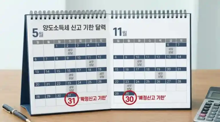 양도세 예정·확정신고 차이점은?