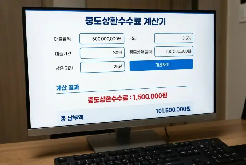 중도상환수수료 아까워? 계산법과 면제 조건 총정리