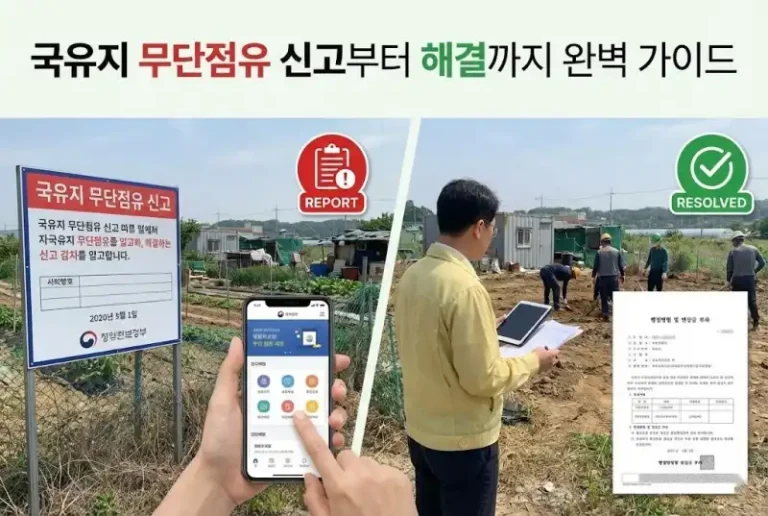 국유지 무단점유 신고부터 해결까지 완벽 가이드