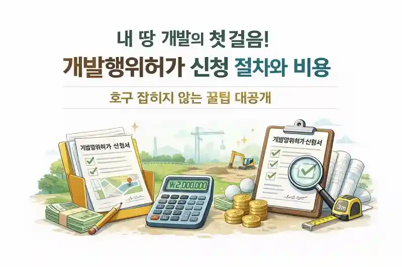 내 땅 개발의 첫걸음! 개발행위허가 신청 절차와 비용, 호구 잡히지 않는 꿀팁 대공개