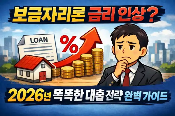 보금자리론 금리 인상? 2026년 똑똑한 대출 전략 완벽 가이드