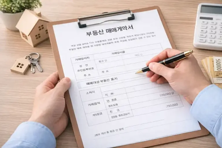 부동산 계약서 실수 없이 쓰는법