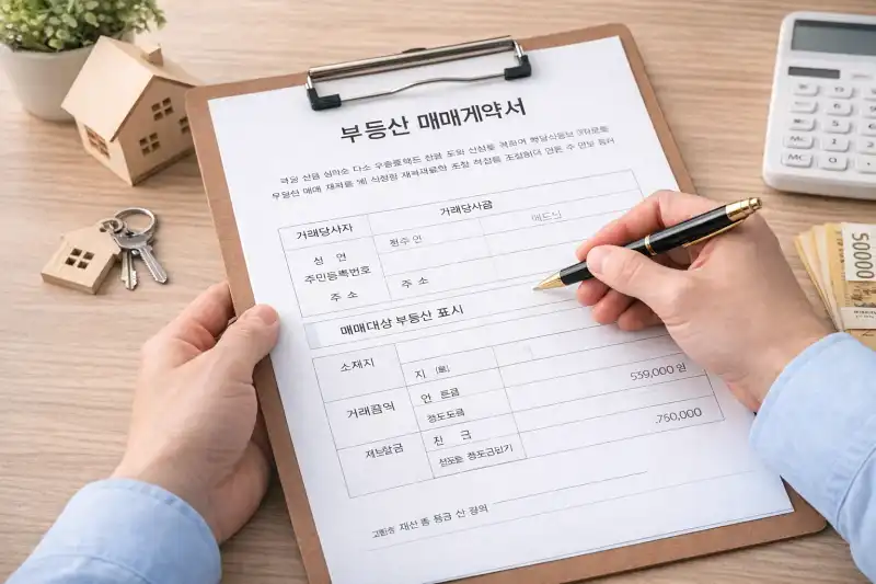 부동산 계약서 실수 없이 쓰는법