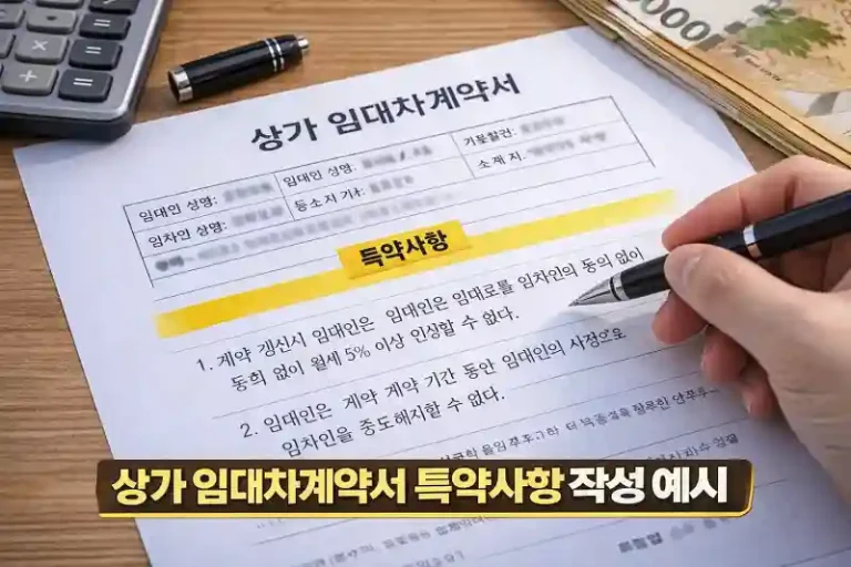 상가 임대차 특약, 몰라서 손해 본다! 계약 전 필수 체크 가이드