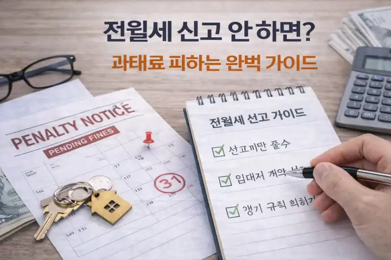 전월세 신고 안 하면? 과태료 피하는 완벽 가이드