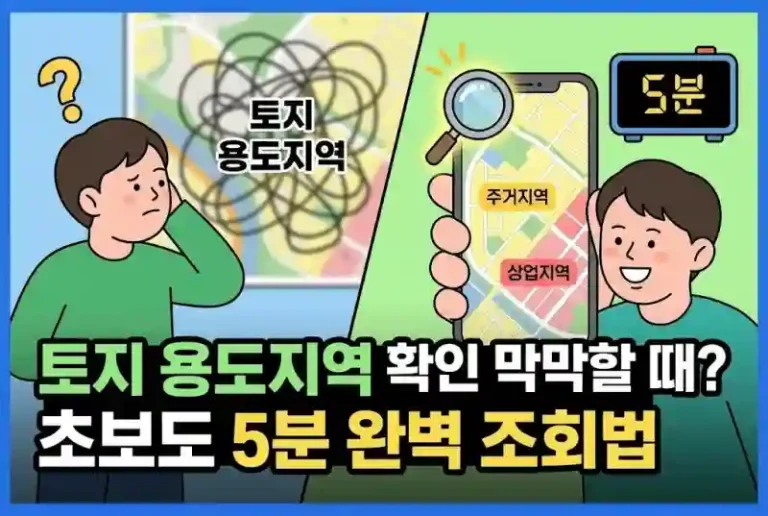 토지 용도지역 확인 막막할 때? 초보도 5분 완벽 조회법