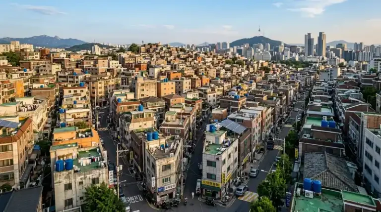 서울 노후 주거지역 항공사진