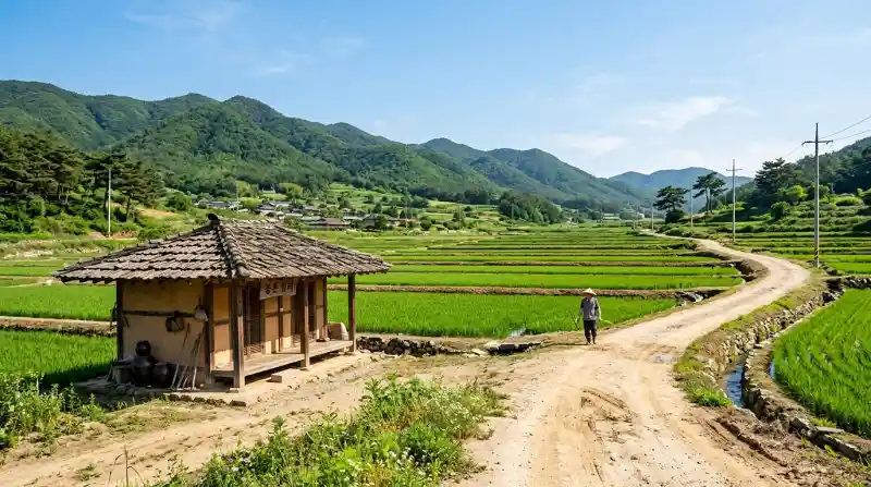 농지 옆 소규모 체류형 쉼터