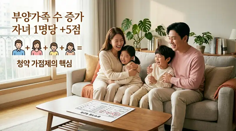 부양가족 증가 감성 가족 사진