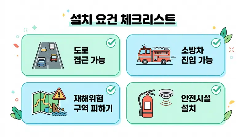 설치 요건 체크리스트