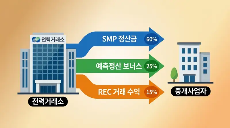 수익 구조 플로우 다이어그램