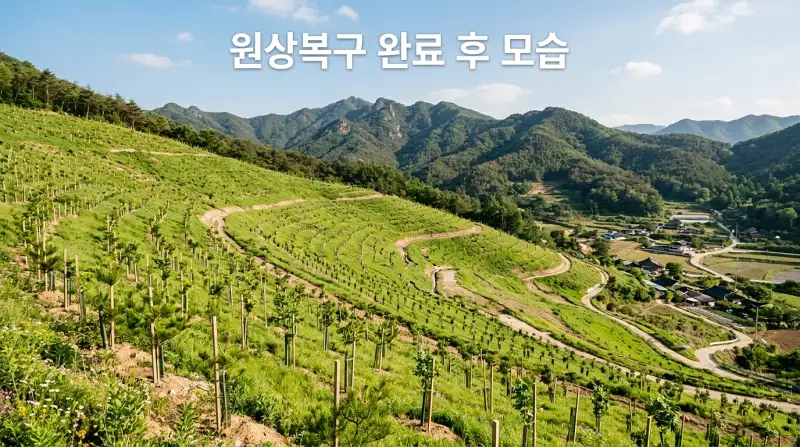  원상복구 완료 후 모습