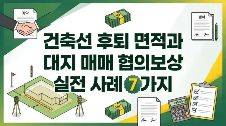 건축선 후퇴 면적 완벽정리