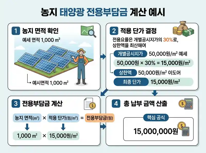 농지보전부담금 계산법