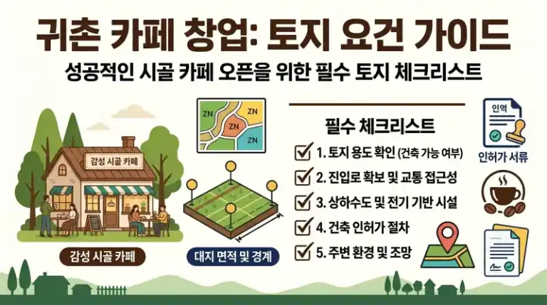 농지에 카페 가능할까